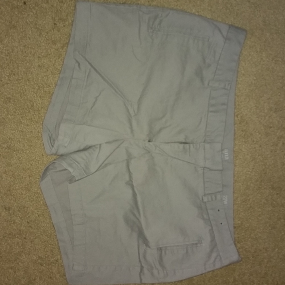 Gray Chino Shorts